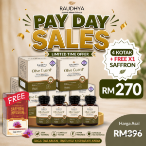 PAKEJ PAKEJ 4 KOTAK + FREE X1 SAFFRON