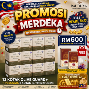 PAKEJ PREMIUM 12 kotak + x2 saffron (MERDEKA PROMO)